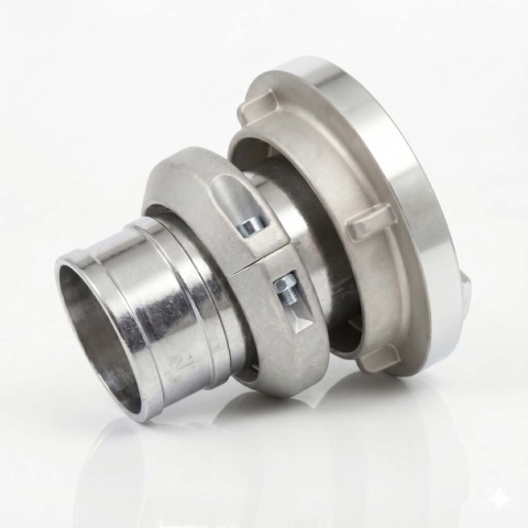 Trzyczęściowa obejma złącza węża strażackiego Storz 110mm