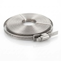 Zamek taśmy do opasek ślimakowych W4 14mm