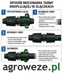 10szt. wpinek 17x8 do taśmy kroplującej