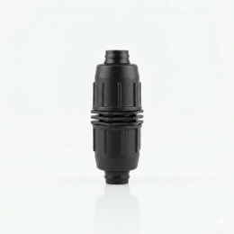 10szt złączek QJ prostych do rur 25mm, z nakrętkami