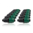 10szt złączek QJ redukcyjnych do rur 20x16mm, z nakrętkami