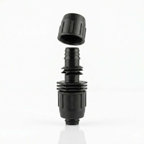 10szt złączek QJ z gwintem 1/2" do rur 20mm, z nakrętkami