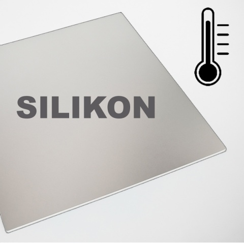 Płyta silikonowa VMQ 3mm transparentna Atest FDA